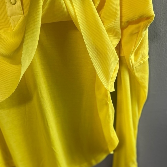 NWT Free People Movement Twice As Nice Henley in lemon verbena. Size X-Small - Picture 7 of 10